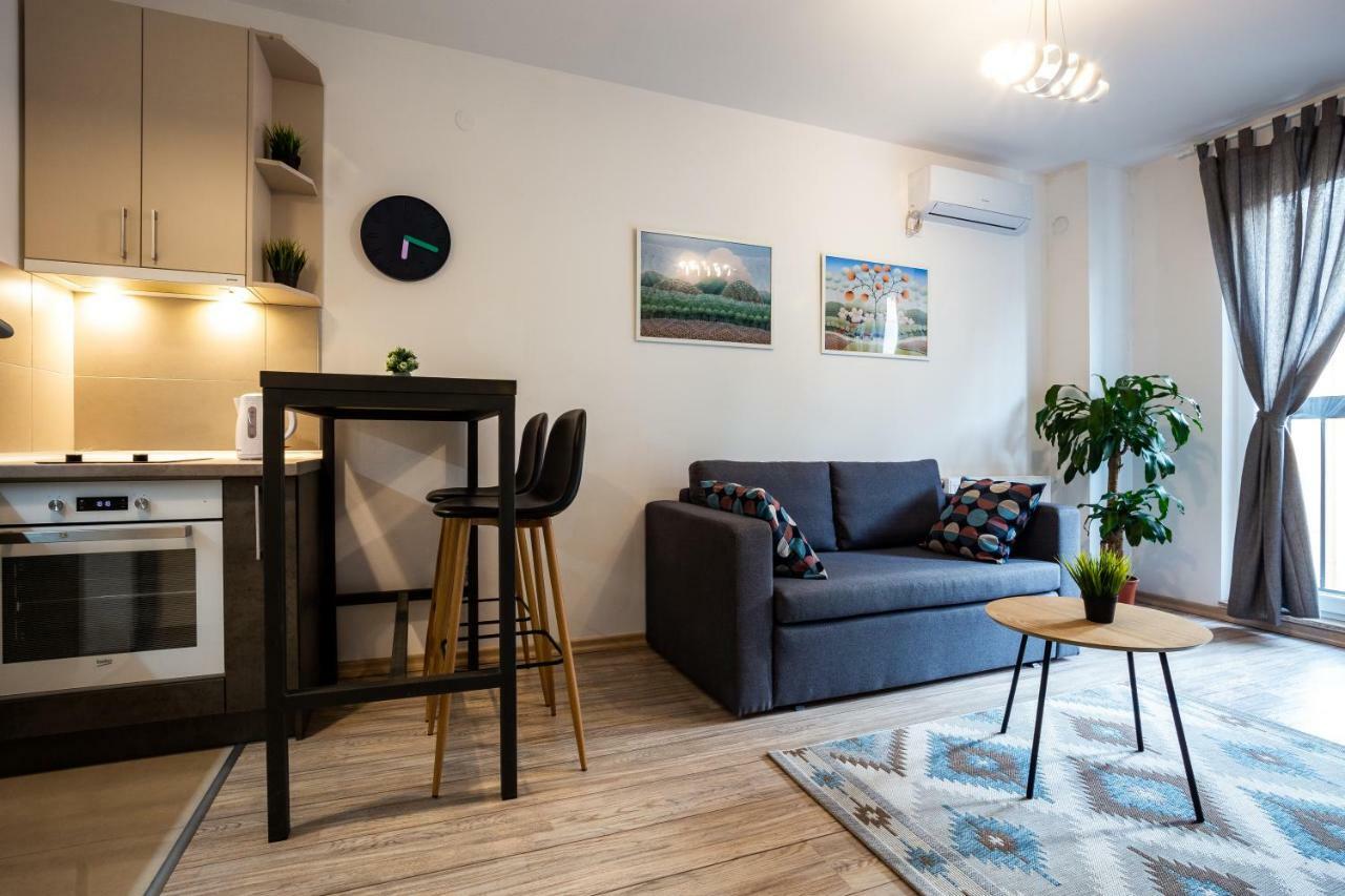 Modern Naive Downtown With Free Private Garage-Fast Wi-Fi Lägenhet Novi Sad Exteriör bild